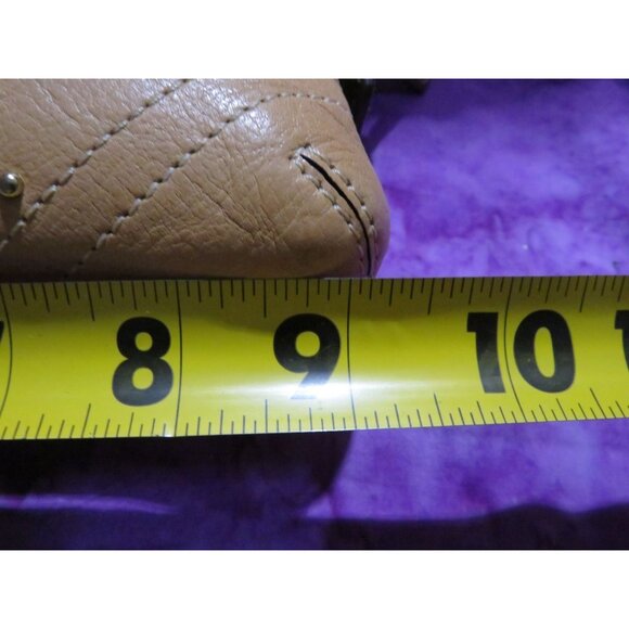 Coach 2005 Soho Swarovski Crystal Distressed Vachetta Leather Demi Flap Bag - Picture 12 of 12